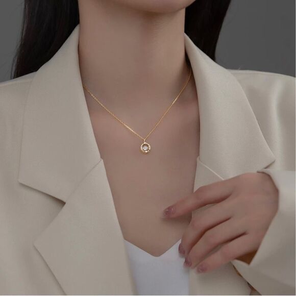 NEW 925 Clavicle Necklace - Picture 6 of 8